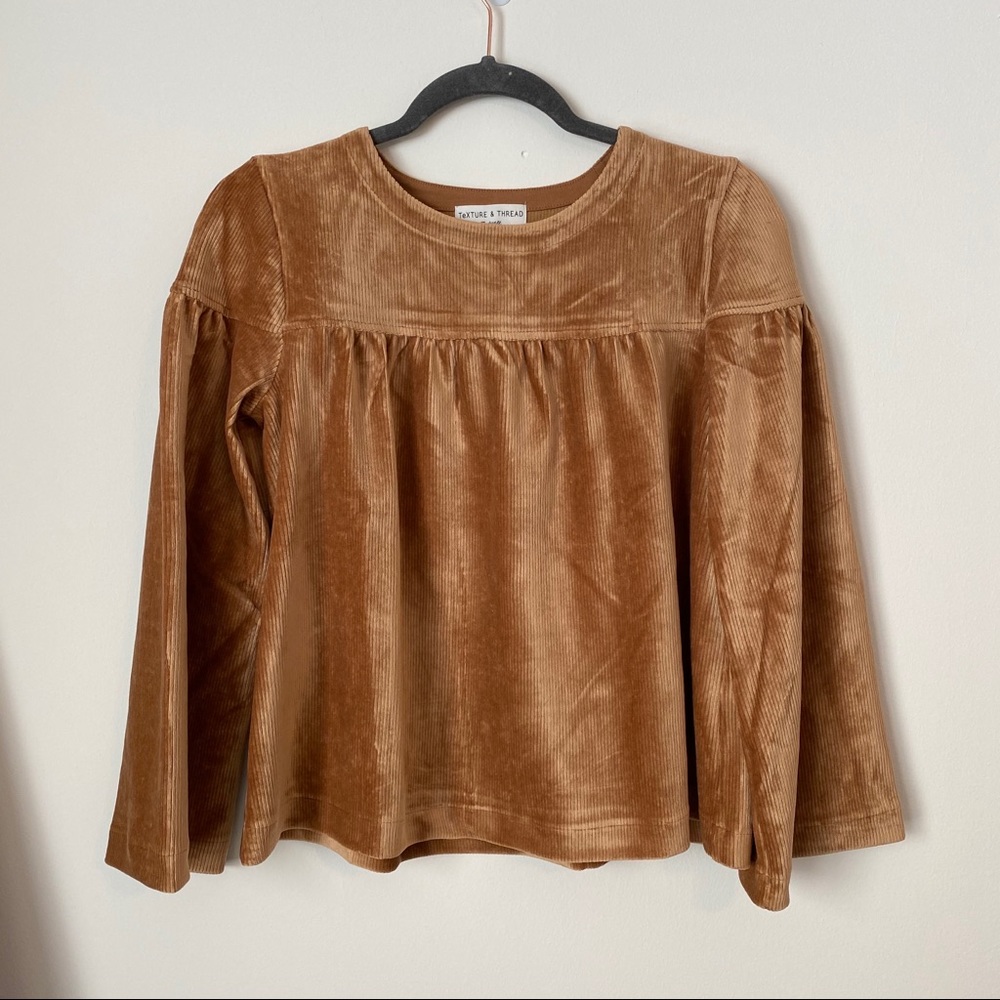 NWT Madewell Corduroy Swing Top